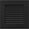 Ekena Millwork 12"W x 12"H True Fit PVC Louver Shutters Sample, Black SAMPLE-TFPLVBL - alternate 1